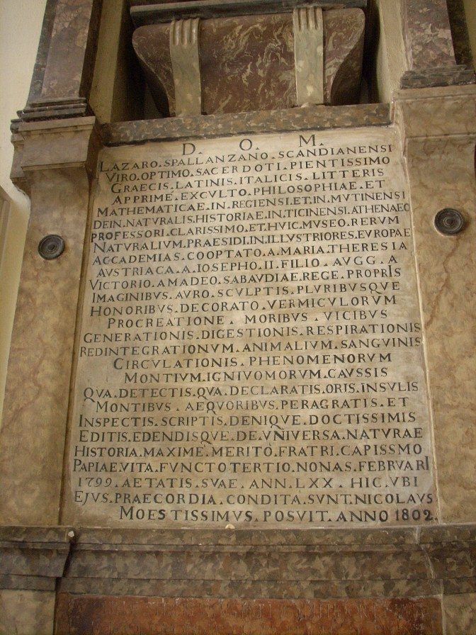 Lazzaro Spallanzani's cenotaph, Scandiano - 03.JPG